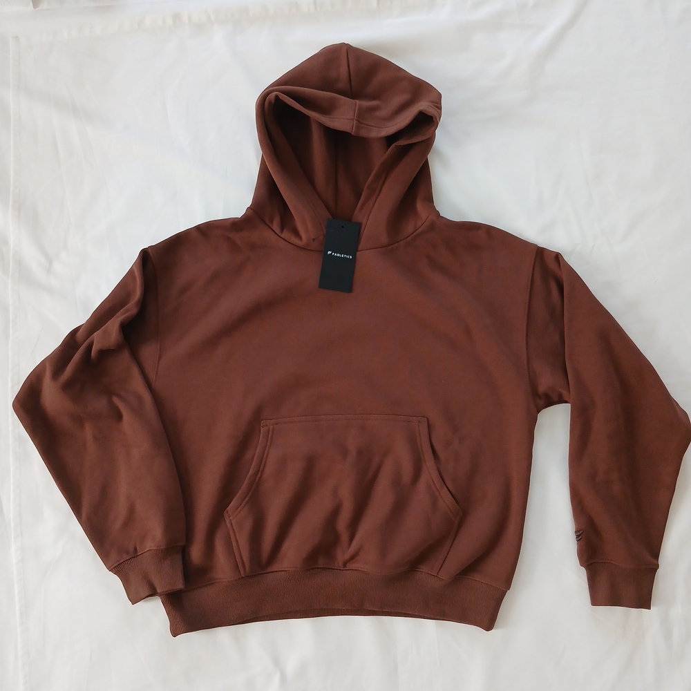 Fabletics Women's Chestnut Brown Pullover Hoodie